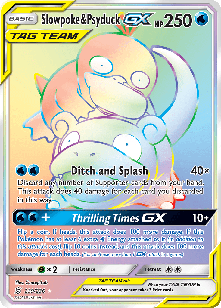 Slowpoke & Psyduck GX