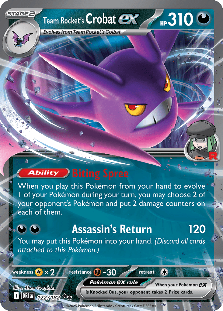Team Rocket's Crobat ex