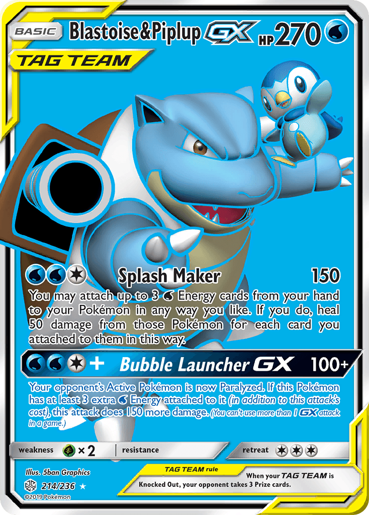 Blastoise & Piplup GX
